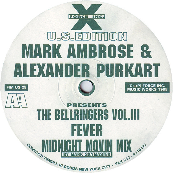 Mark Ambrose & Alexander Purkart Presents Bellringers - Vol. III | Force Inc. Music Works U.S.Edition (FIM US 28) - 2 Mark Ambrose & Alexander Purkart Presents Bellringers - Vol. III | Force Inc. Music Works U.S.Edition (FIM US 28) - 2