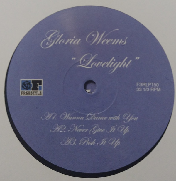 Gloria Weems - Lovelight | Freestyle Records (FSRLP150) Gloria Weems - Lovelight | Freestyle Records (FSRLP150)