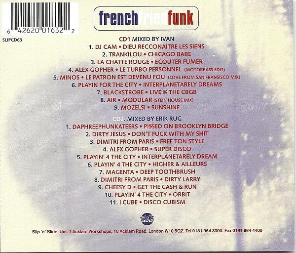 Erik Rug And Ivan Smagghe - French Fried Funk | Slip 'n' Slide (SLIPCD63) - 2 Erik Rug And Ivan Smagghe - French Fried Funk | Slip 'n' Slide (SLIPCD63) - 2