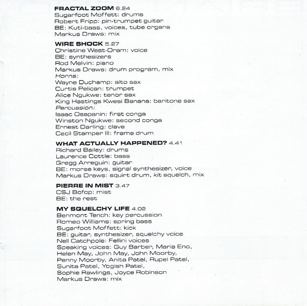 Brian Eno - Nerve Net | Opal Records (9362-45033-2) - 4