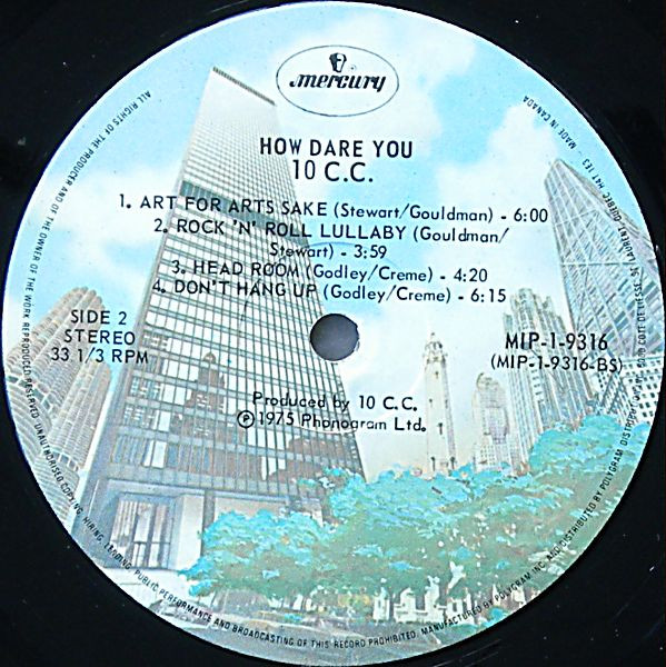 10cc - How Dare You! [Vinyl] | Mercury (MIP-1-9316) - 4