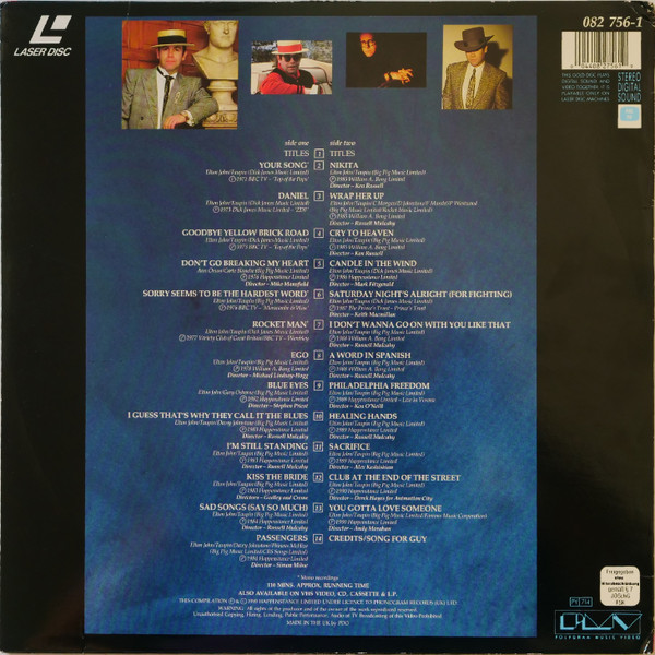 Elton John - The Very Best Of Elton John | Polygram Music Video (082 756-1) - 2
