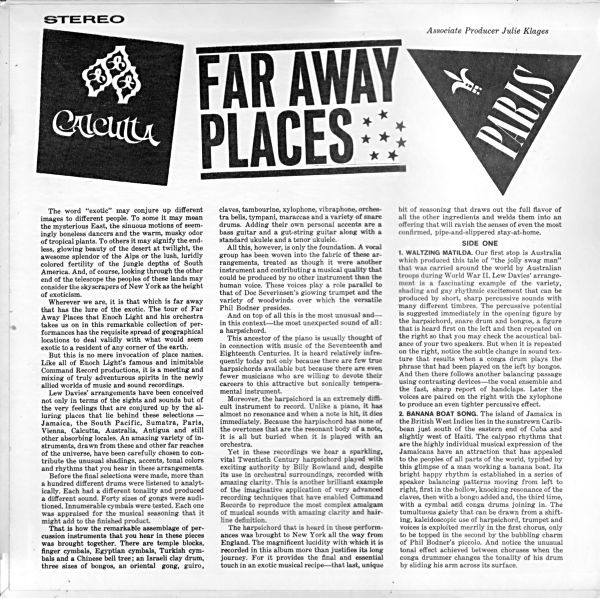 Enoch Light And His Orchestra - Far Away Places | Command (RS 822SD) - 2 Enoch Light And His Orchestra - Far Away Places | Command (RS 822SD) - 2