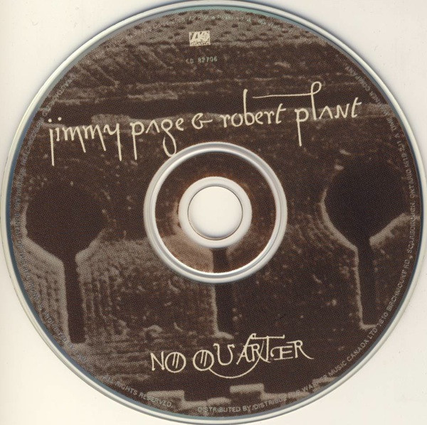 Jimmy Page , Robert Plant - No Quarter: Jimmy Page & Robert Plant Unledded [CD] | Atlantic (CD 82706) - 3