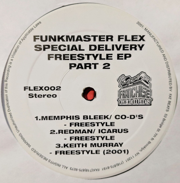 Funkmaster Flex - Special Delivery (Freestyle EP Part 2) | Franchise Records (FLEX002) - 3 Funkmaster Flex - Special Delivery (Freestyle EP Part 2) | Franchise Records (FLEX002) - 3