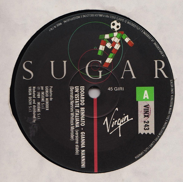 Edoardo Bennato - Gianna Nannini - Un'Estate Italiana | Virgin (VINX 243) - 3 Edoardo Bennato - Gianna Nannini - Un'Estate Italiana | Virgin (VINX 243) - 3