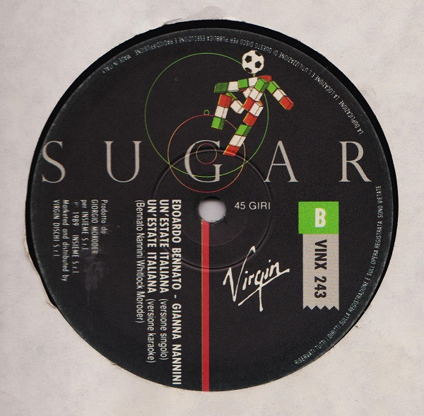 Edoardo Bennato - Gianna Nannini - Un'Estate Italiana | Virgin (VINX 243) - 4 Edoardo Bennato - Gianna Nannini - Un'Estate Italiana | Virgin (VINX 243) - 4