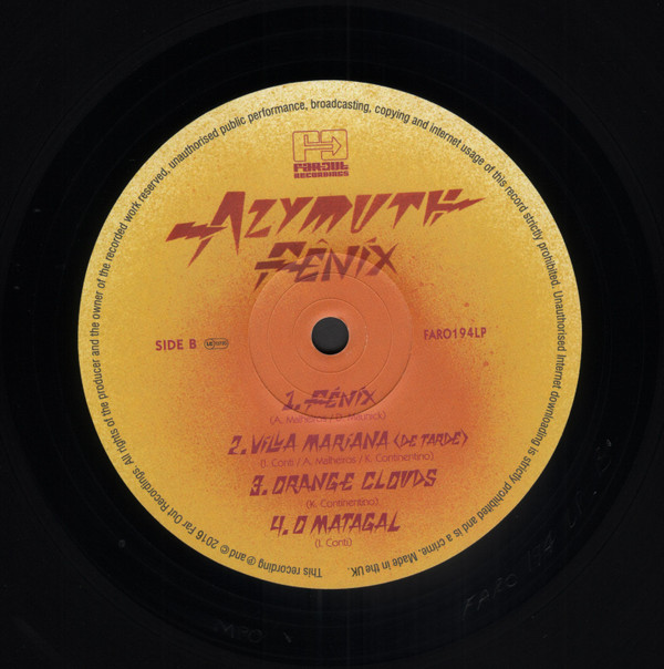 Azymuth - Fênix | Far Out Recordings (FARO 194LP) - 3