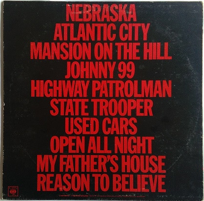 Bruce Springsteen - Nebraska | CBS (CBS 25100) - 2 Bruce Springsteen - Nebraska | CBS (CBS 25100) - 2