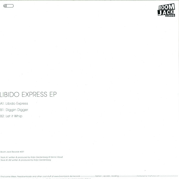 Kolja Gerstenberg & Yannic Krauß - Libido Express EP | Boom Jack Records (BJR001) - 2