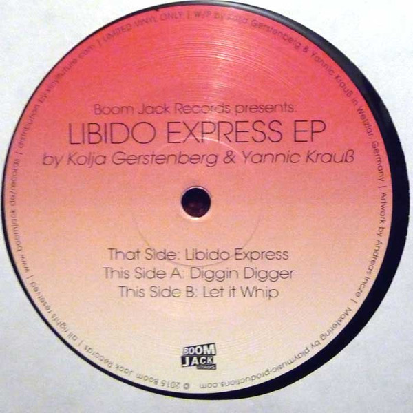 Kolja Gerstenberg & Yannic Krauß - Libido Express EP | Boom Jack Records (BJR001) - 3