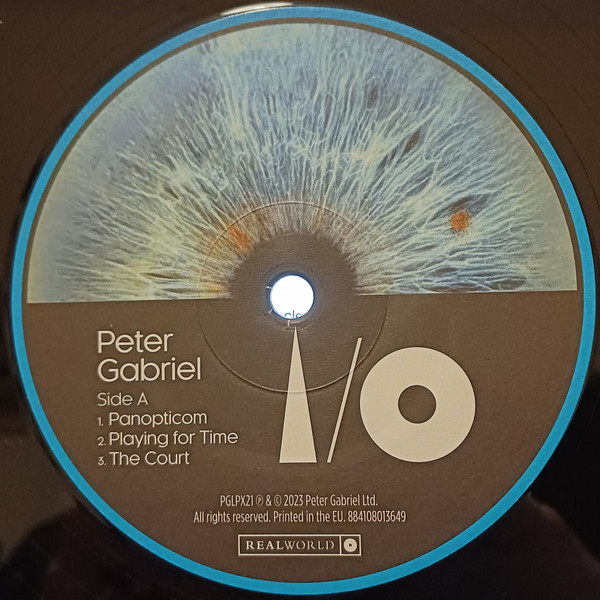 Peter Gabriel - I/O (Dark-Side Mixes) | Real World Records (PGLPX21) - 4