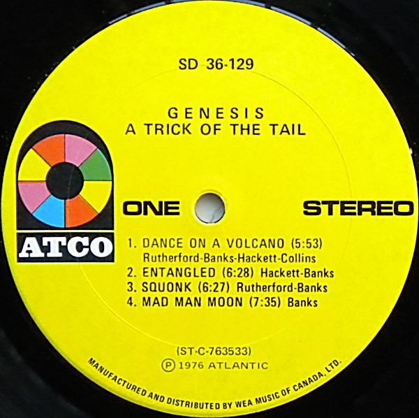 Genesis - A Trick Of The Tail | ATCO Records (SD 36-129) - 3 Genesis - A Trick Of The Tail | ATCO Records (SD 36-129) - 3