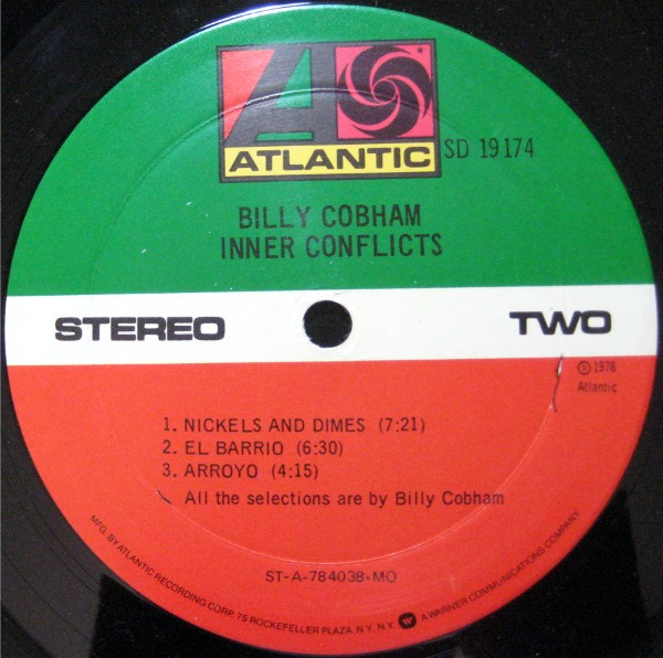 Billy Cobham - Inner Conflicts | Atlantic (SD 19174) - 3 Billy Cobham - Inner Conflicts | Atlantic (SD 19174) - 3