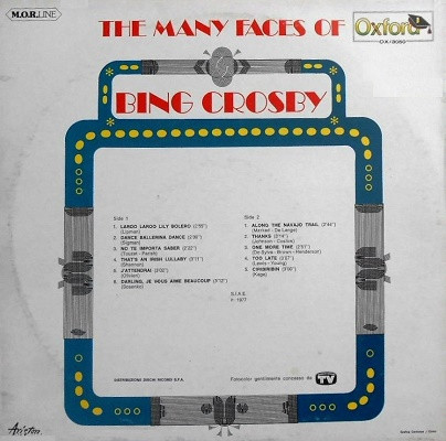 Bing Crosby - The Many Faces Of Bing Crosby | Oxford (OX/3050) - 2