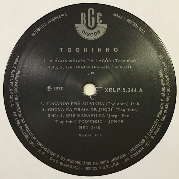 Toquinho - Toquinho | Mr Bongo (MRBLP186) - 4