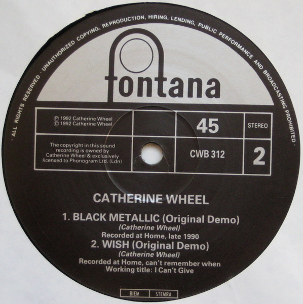 Catherine Wheel - I Want To Touch You | Fontana (CWB 312) - 4