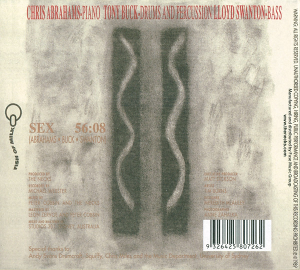 The Necks - Sex CD | Fish Of Milk (FOM 0000) - 2