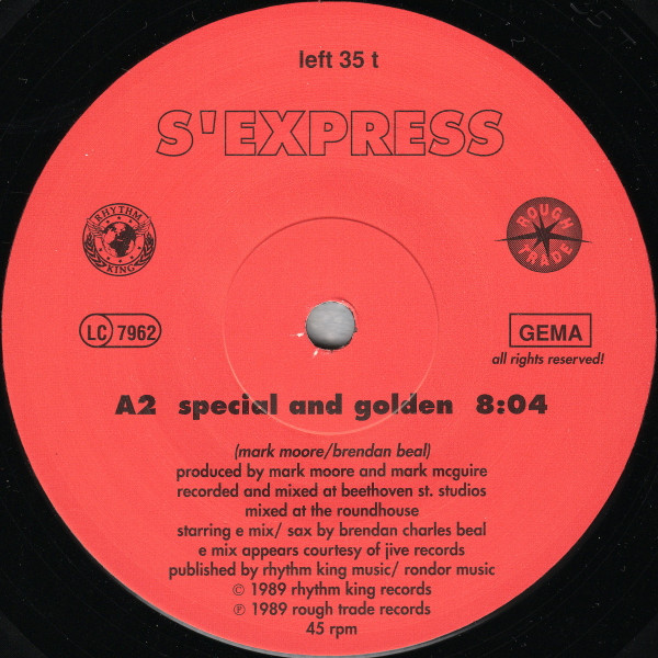 S'Express - Mantra For A State Of Mind | Rhythm King (LEFT 35 T) - 2 S'Express - Mantra For A State Of Mind | Rhythm King (LEFT 35 T) - 2