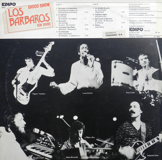 Los Barbaros - Disco show (En vivo) | EDIPO (0003) - 2 Los Barbaros - Disco show (En vivo) | EDIPO (0003) - 2