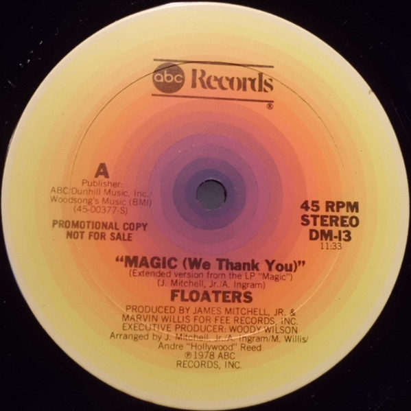 The Floaters - Magic (We Thank You) | ABC Records (DM-13) - main