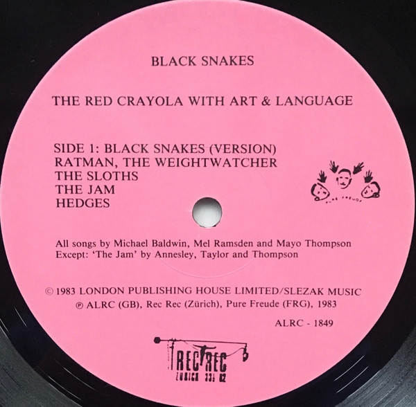 Red Krayola With Art & Language - Black Snakes | RecRec Music (RecRec (Zürich) 02) - 4 Red Krayola With Art & Language - Black Snakes | RecRec Music (RecRec (Zürich) 02) - 4