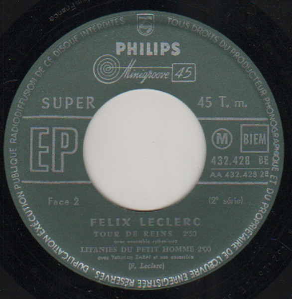 Félix Leclerc - L'Héritage | Philips (432.428 BE) - 4