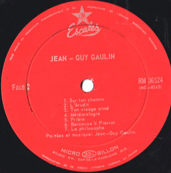 Jean-Guy Gaulin - Jean-Guy Gaulin | Studio RM (RM 36524) - 4