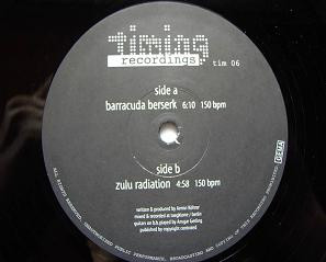 Taegk - Barracuda Berserk / Zulu Radiation | Timing Recordings (TIM006) - main