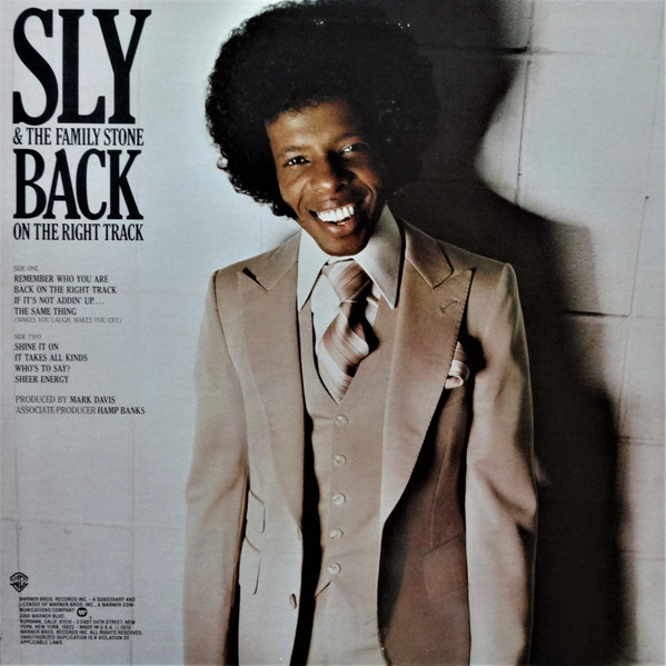 Sly & The Family Stone - Back On The Right Track | Warner Bros. Records (BSK 3303) - 2