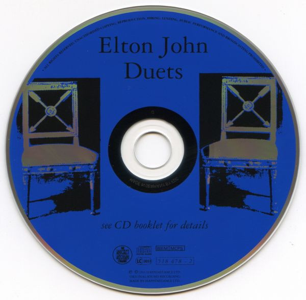 Elton John - Duets | The Rocket Record Company (518 478-2) - 3