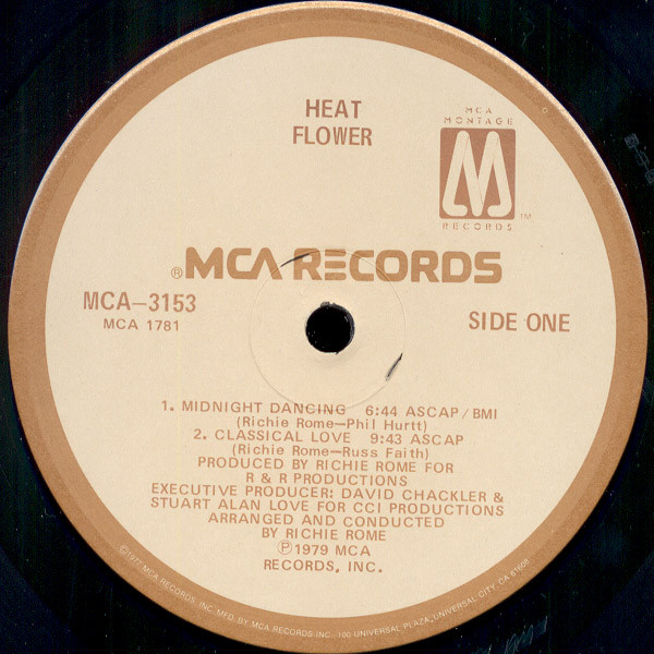 Flower - Heat | MCA Records (MCA-3153) - 4