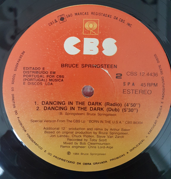 Bruce Springsteen - Dancing In The Dark | CBS (12.4436) - 4