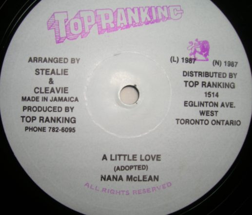 Nana McLean - A Little Love | Top Ranking (none) - main