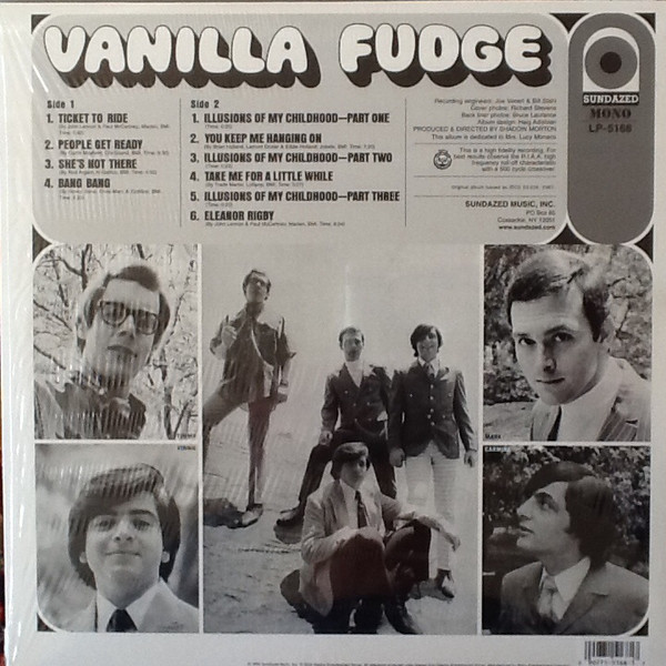 Vanilla Fudge - Vanilla Fudge | Sundazed Music (LP 5168) - 3 Vanilla Fudge - Vanilla Fudge | Sundazed Music (LP 5168) - 3