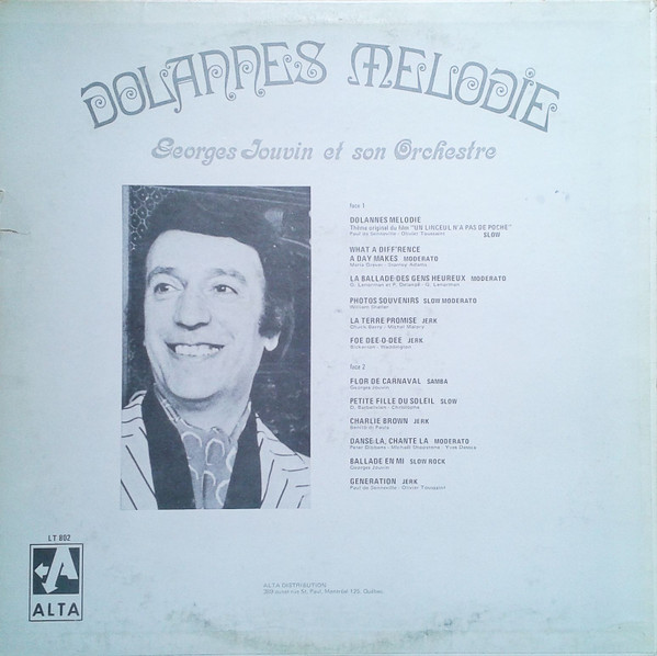 Georges Jouvin, Sa Trompette D'Or Et Son Orchestre - Dolannes Melodie [Vinyl] | Alta (LT 802) - 2