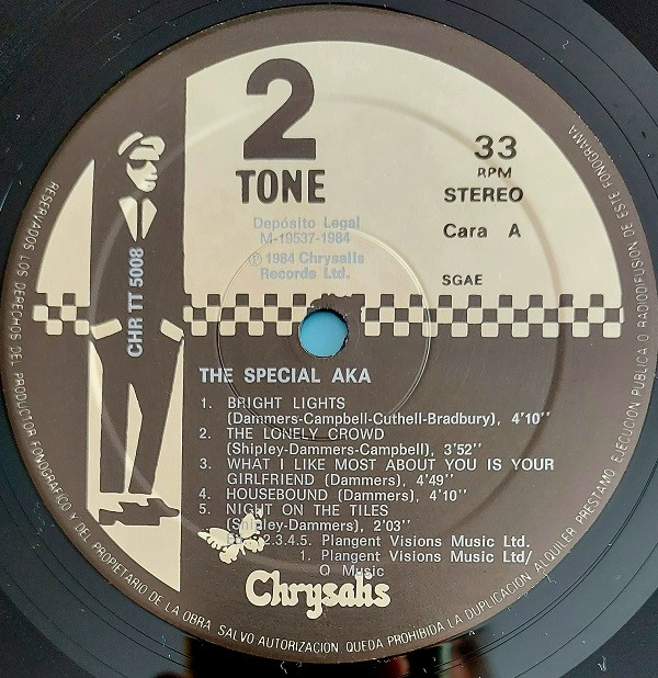 The Special AKA - In The Studio | Two-Tone Records (CHR TT 5008)
