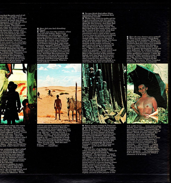 Alejandro Jodorowsky - El Topo (Original Motion Picture Score) | Apple Records (SWAO 3388) - 3