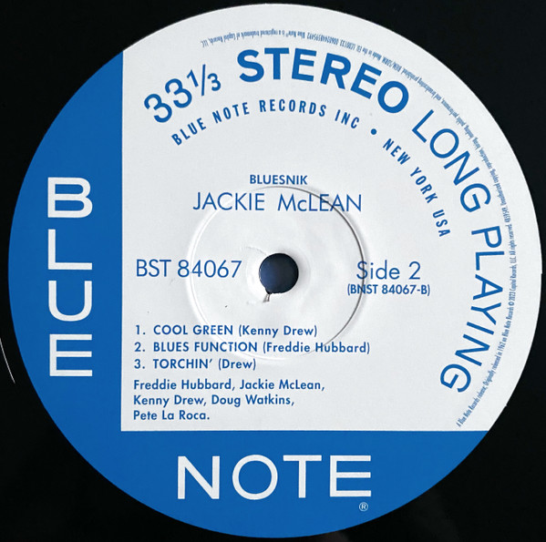 Jackie McLean - Bluesnik | Blue Note (4859549) - 4