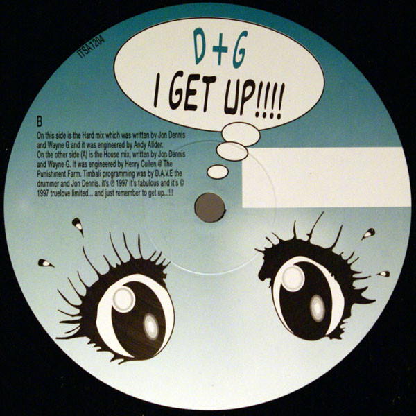 D+G - I Get Up!!! | It's Fabulous! Records (ITSA 1204) D+G - I Get Up!!! | It's Fabulous! Records (ITSA 1204)