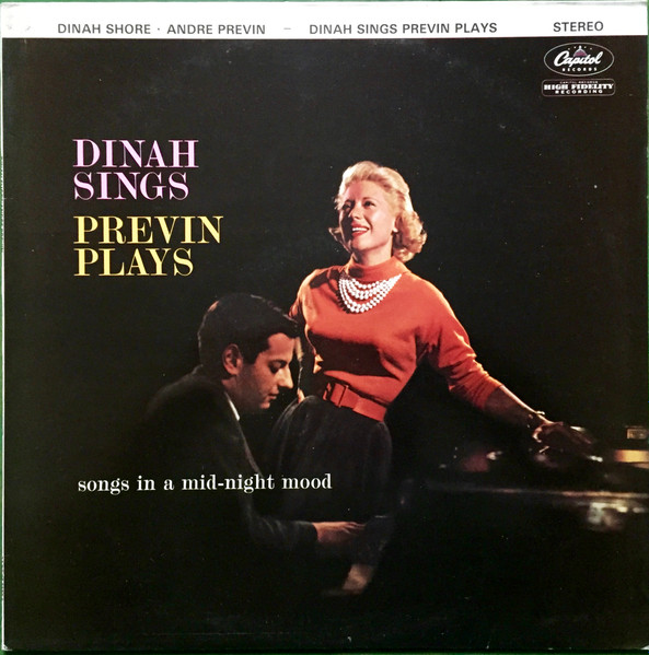 Dinah Shore - Dinah Sings Previn Plays - Songs In A Mid-night Mood | Capitol Records (CAPS 2600081)
