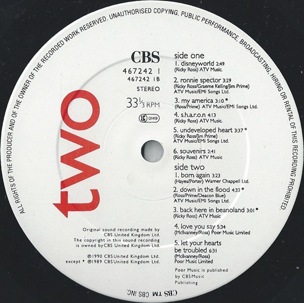 Deacon Blue - Ooh Las Vegas | CBS (467242 1) - 4 Deacon Blue - Ooh Las Vegas | CBS (467242 1) - 4