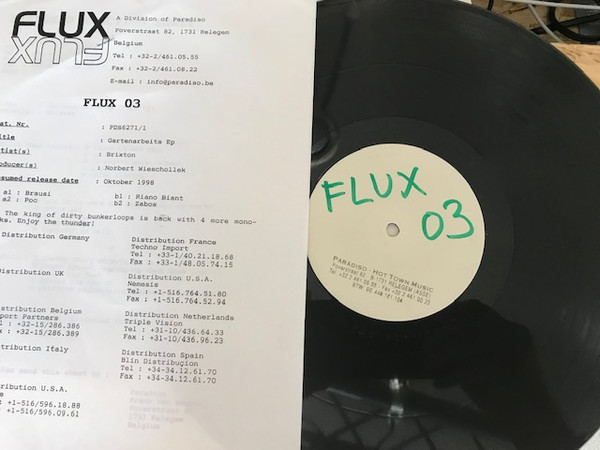 Brixton - Garten Arbeit's EP | Flux (FLUX 03)