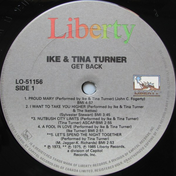 Ike & Tina Turner - Get Back! | Liberty (LO-51156) - 3