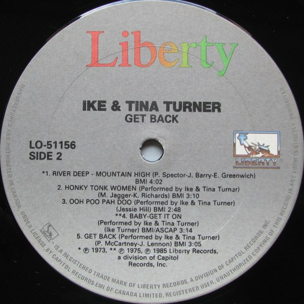 Ike & Tina Turner - Get Back! | Liberty (LO-51156) - 4