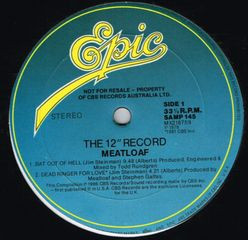 Meat Loaf - The 12" Record | Epic (SAMP 145)
