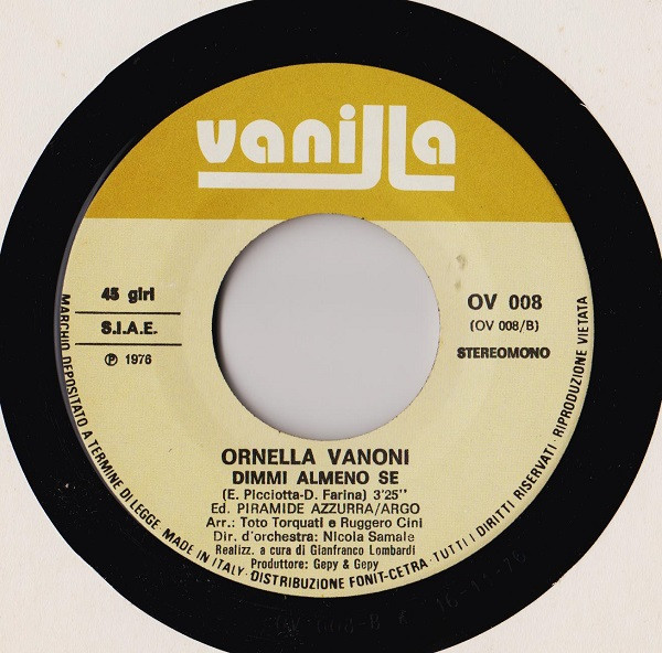 Ornella Vanoni - Più | Vanilla (OV 008) - 4