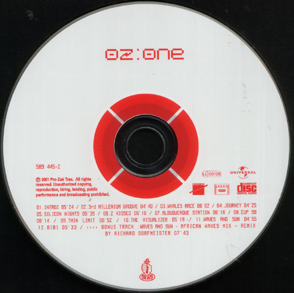 Professor Oz - One | Pro-Zak Trax (589 445-2) - 3 Professor Oz - One | Pro-Zak Trax (589 445-2) - 3