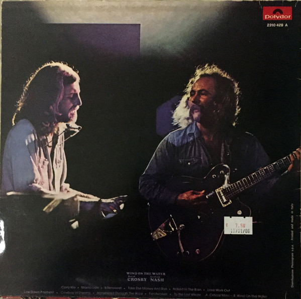 Crosby & Nash - Wind On The Water | Polydor (2310 428 A) - 2 Crosby & Nash - Wind On The Water | Polydor (2310 428 A) - 2