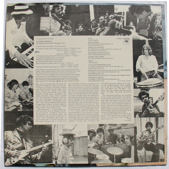 Al Kooper Introduces Shuggie Otis - Kooper Session | Columbia (CS 9951) - 2 Al Kooper Introduces Shuggie Otis - Kooper Session | Columbia (CS 9951) - 2